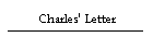 Charles' Letter