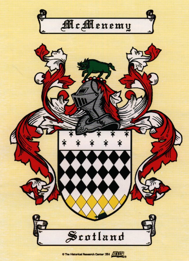 McMenemy Crest (Scotland)